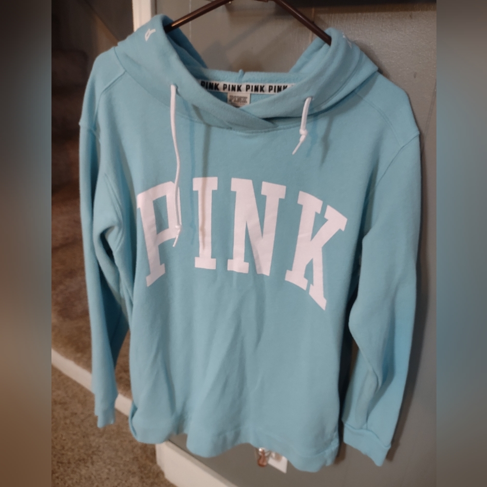 💎PINK Victoria's secret  hooded sweatshirt size small